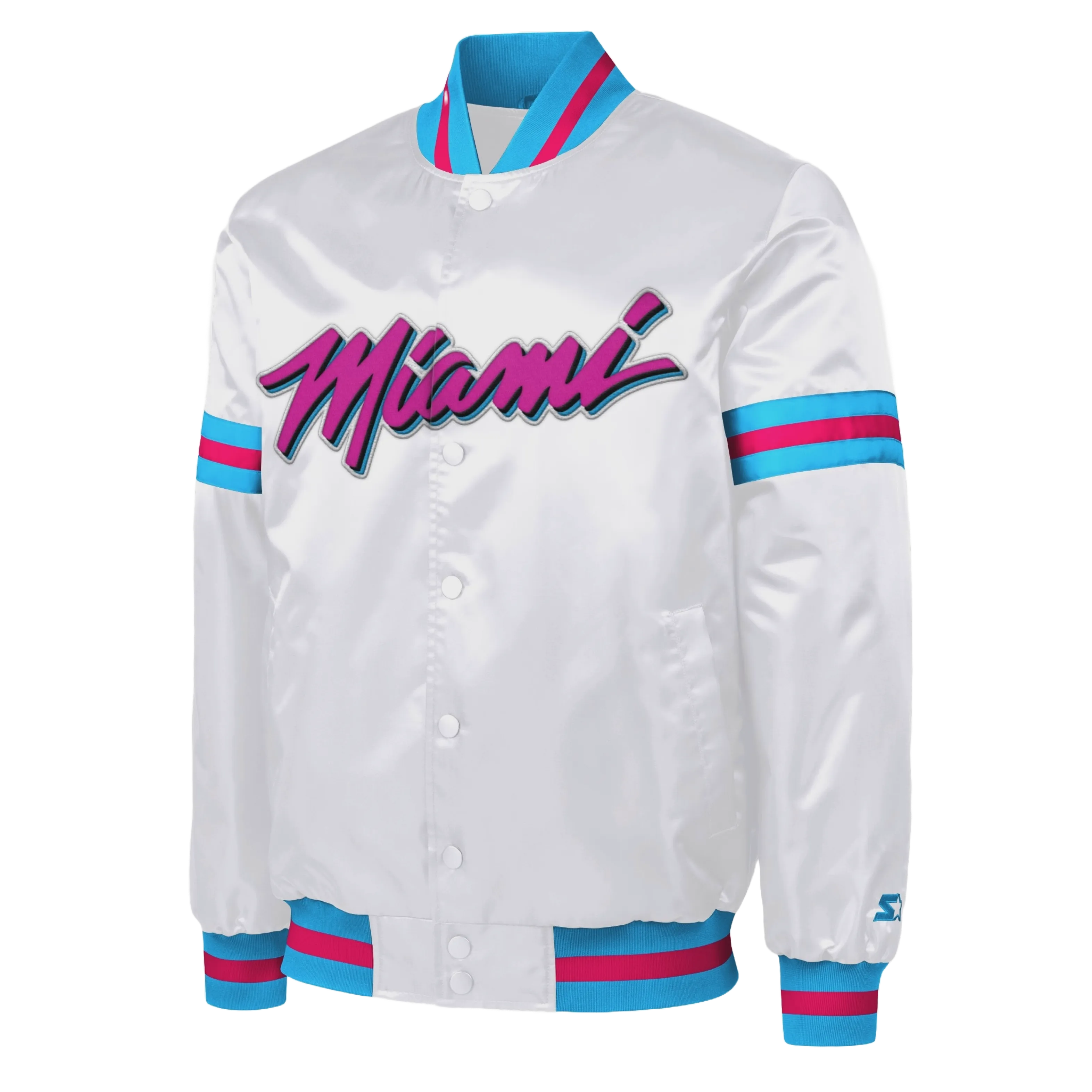 G-III Sports Miami HEAT Original Vice Varsity Jacket