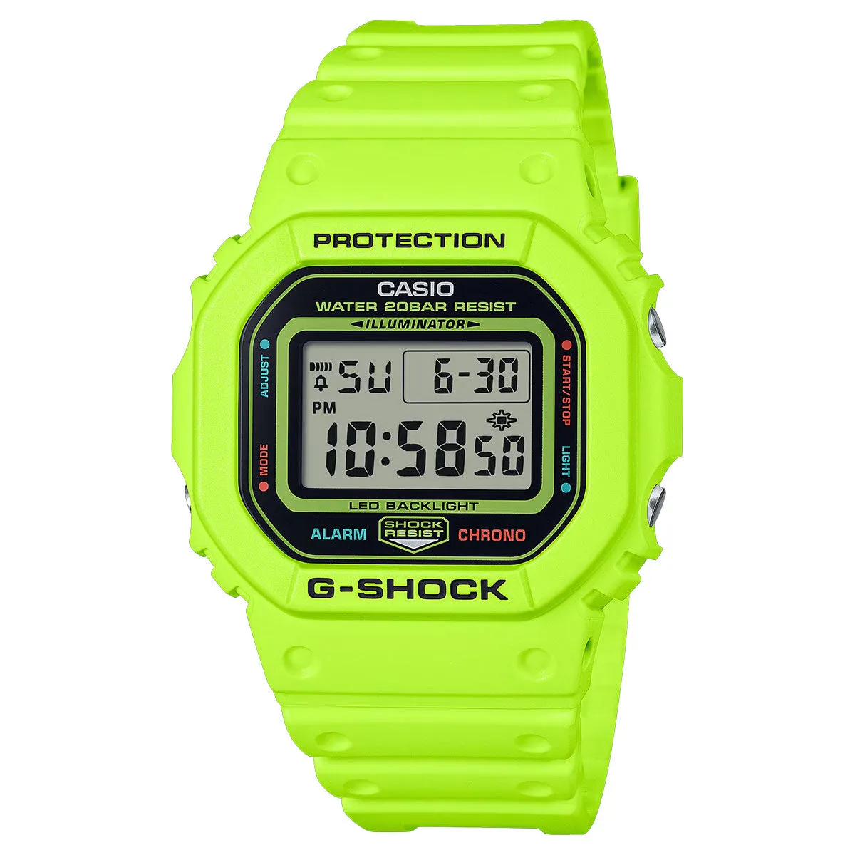 G-Shock By Casio Men's DW5600EP-9 Yellow Digital Watch