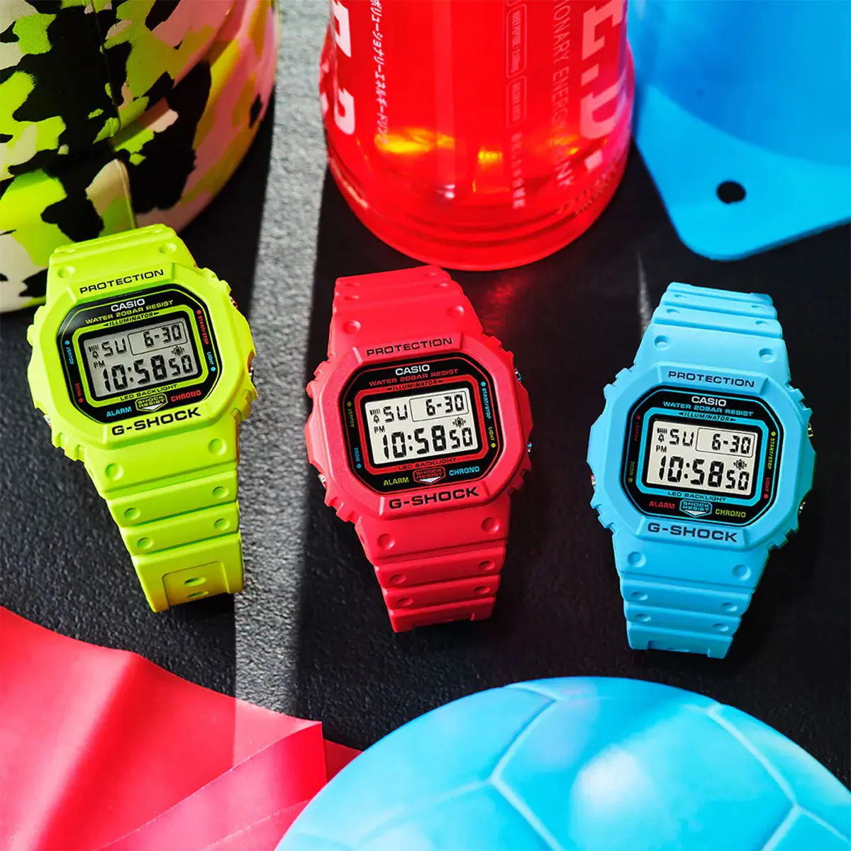 G-Shock By Casio Men's DW5600EP-9 Yellow Digital Watch