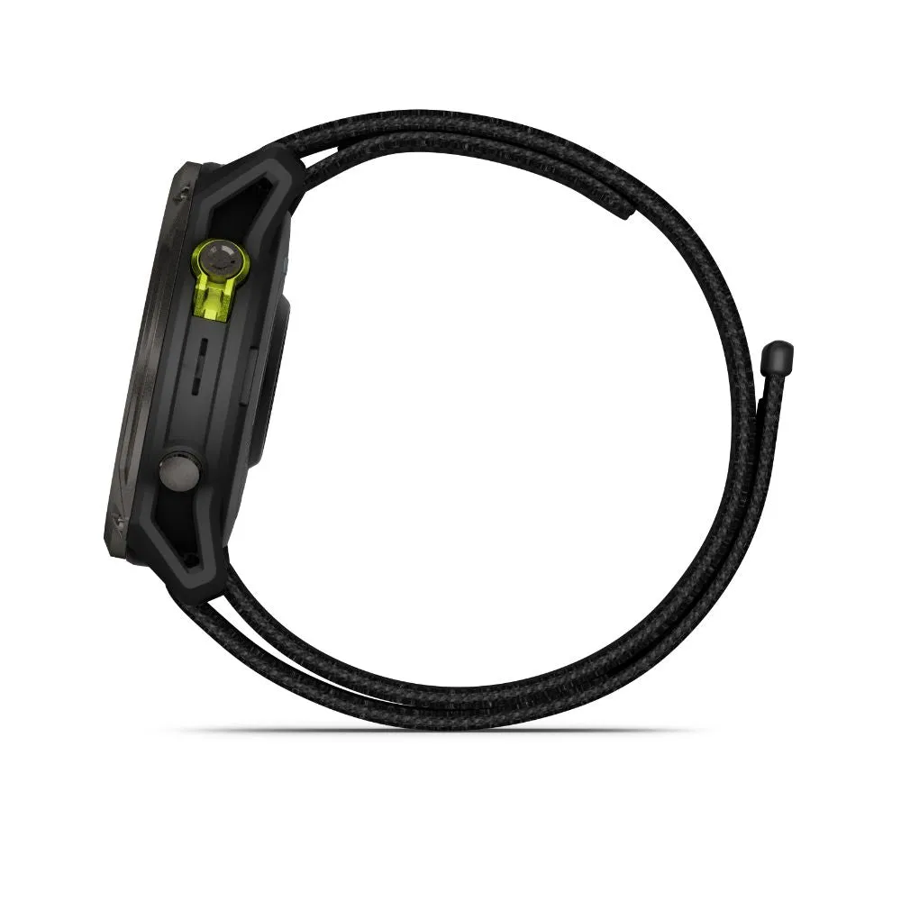 Garmin Enduro 3 51mm Solar Sapphire (Carbon Grey DLC Titanium with Black UltraFit Nylon Strap)