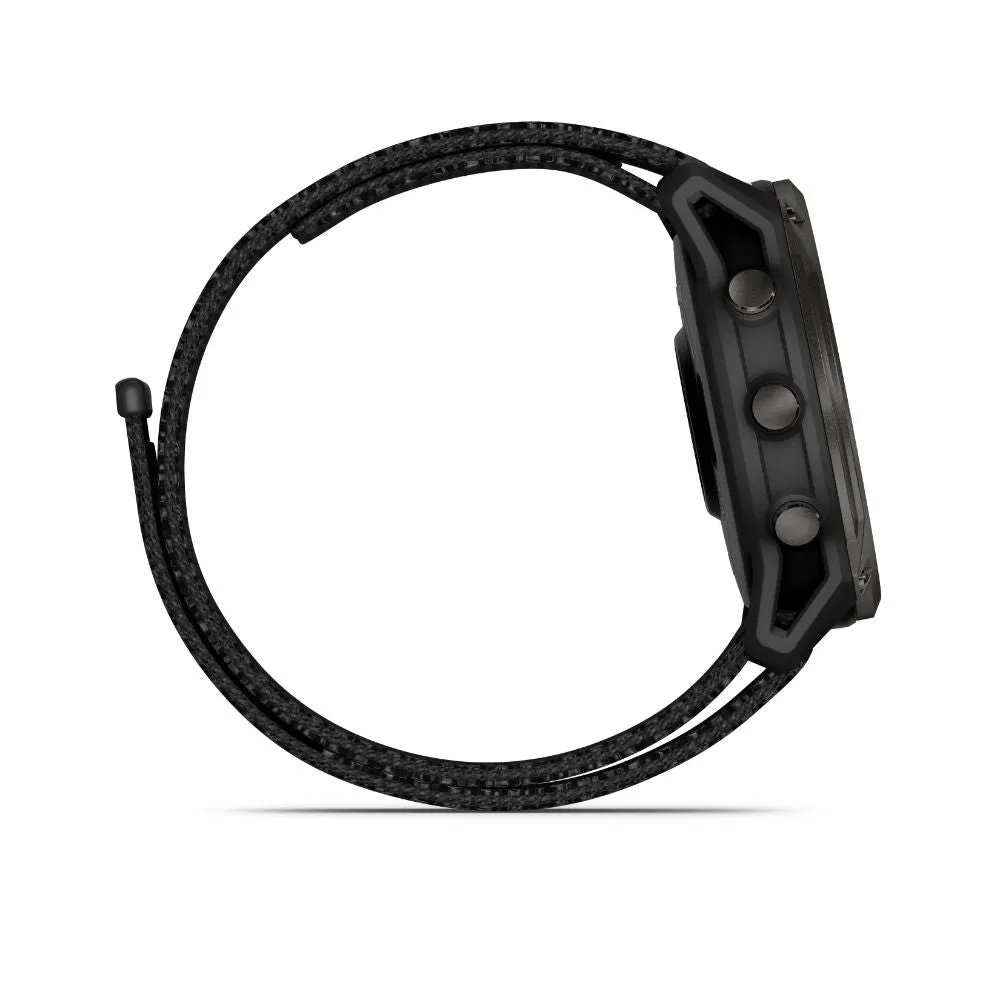 Garmin Enduro 3 51mm Solar Sapphire (Carbon Grey DLC Titanium with Black UltraFit Nylon Strap)