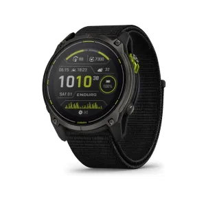 Garmin Enduro 3 51mm Solar Sapphire (Carbon Grey DLC Titanium with Black UltraFit Nylon Strap)