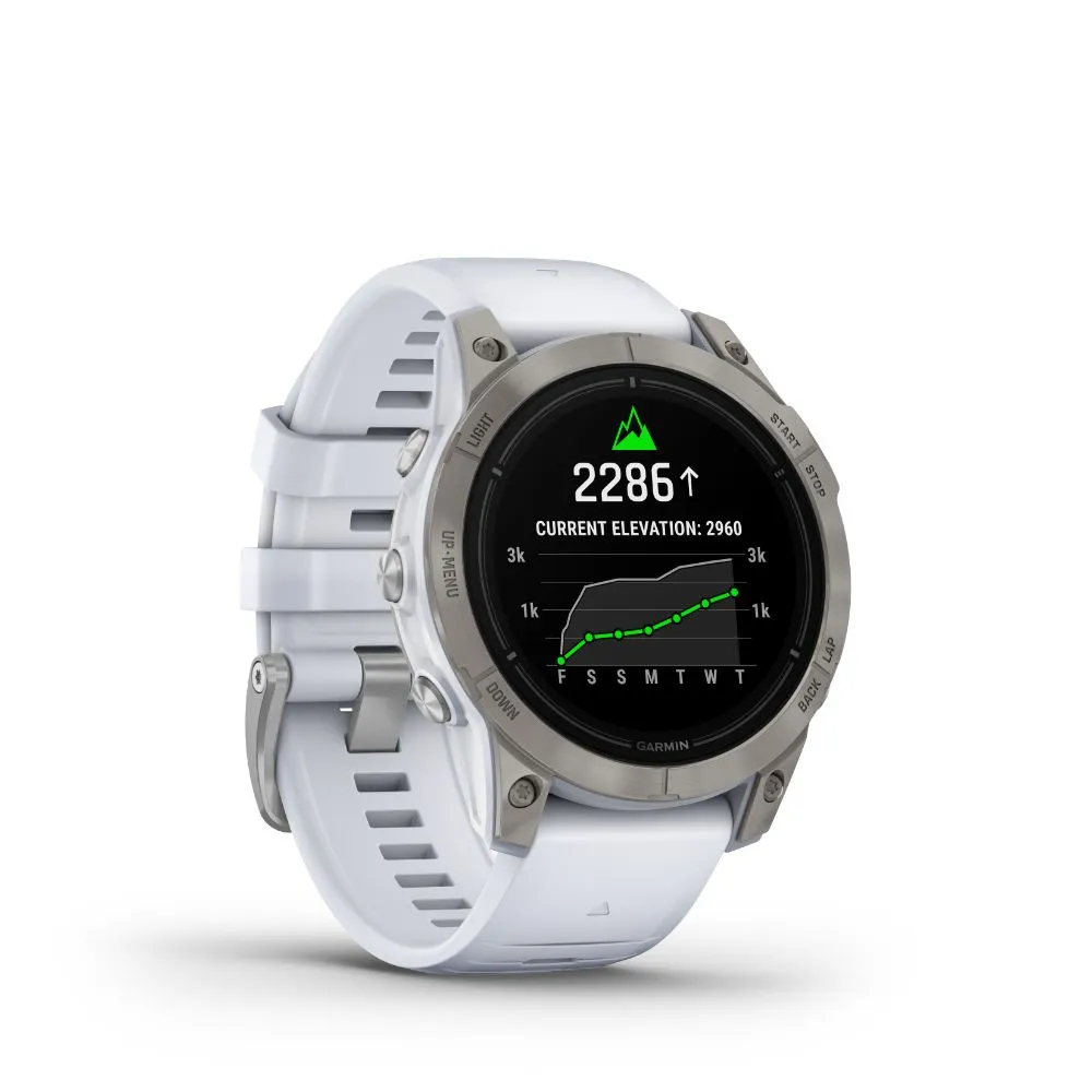 Garmin Epix Pro Gen2 47mm Sapphire (Titanium with Whitestone Band)