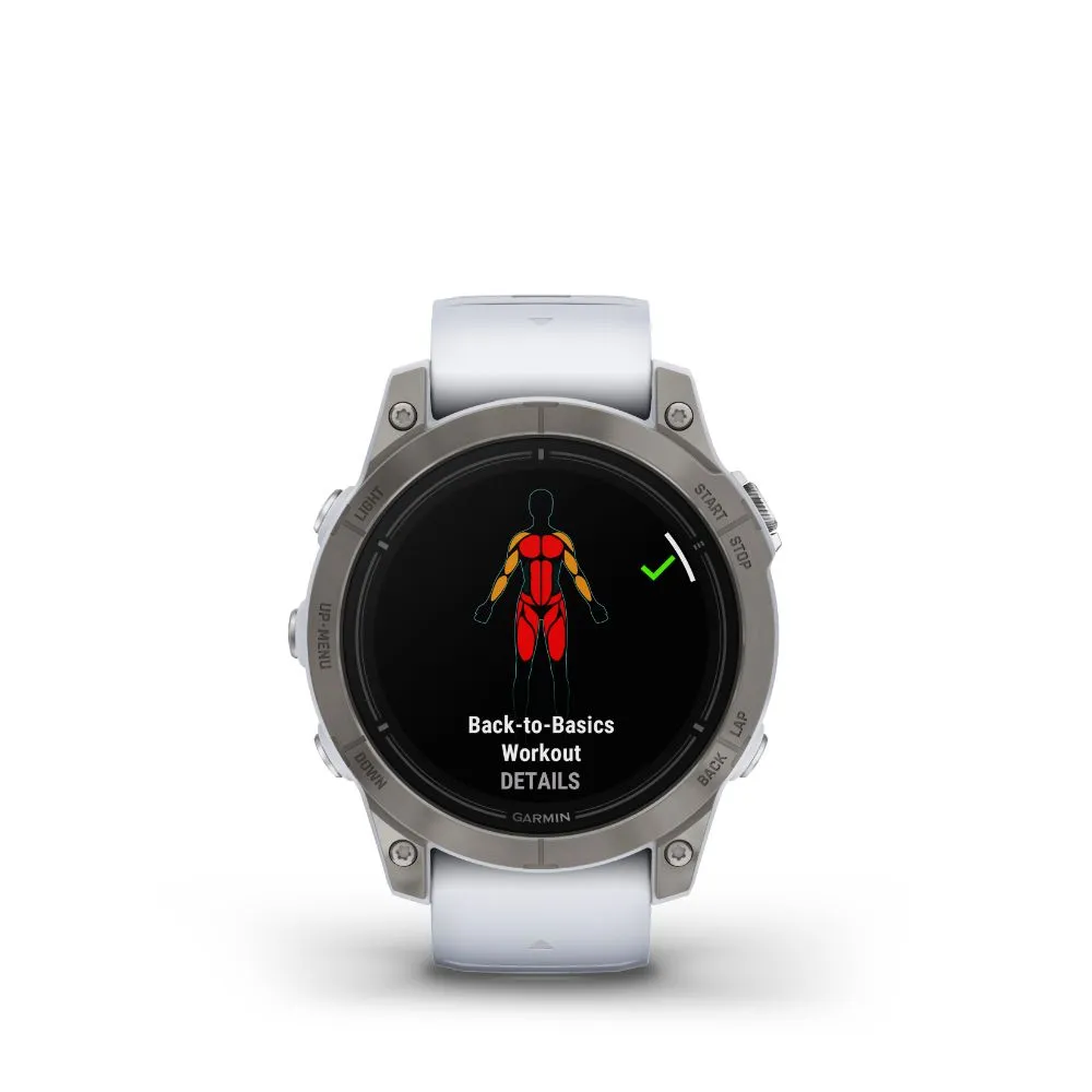 Garmin Epix Pro Gen2 47mm Sapphire (Titanium with Whitestone Band)