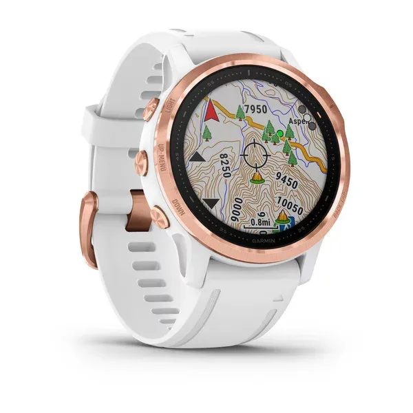 Garmin Fenix 6S Pro Rose Gold With White Strap