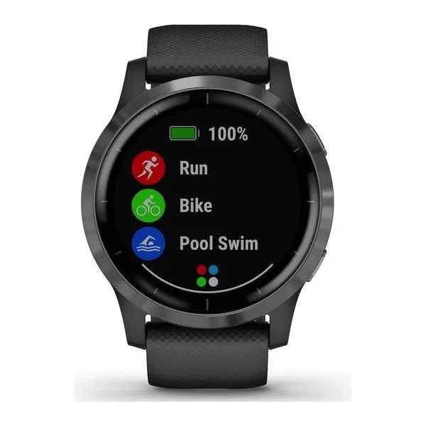 Garmin Vivoactive 4 Smartwatch 45mm- Black, Large (Refurbished Grade - C)