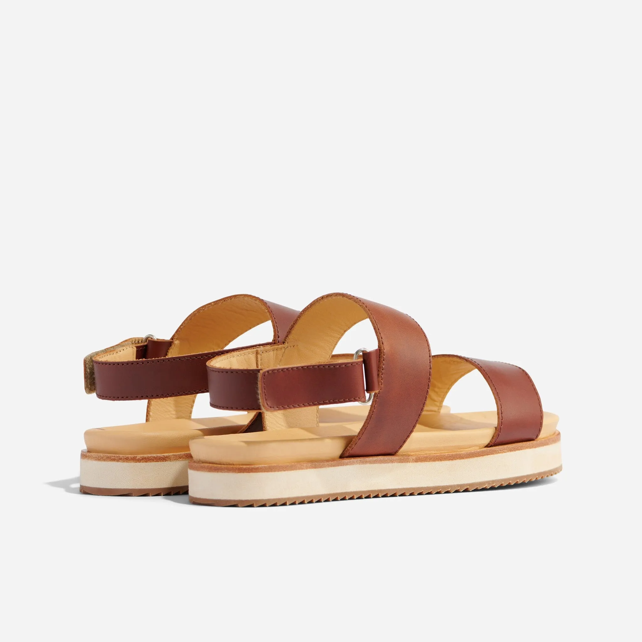 Go-To Flatform Sandal Brandy