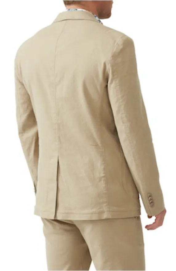 Golden Court Linen Blend Blazer