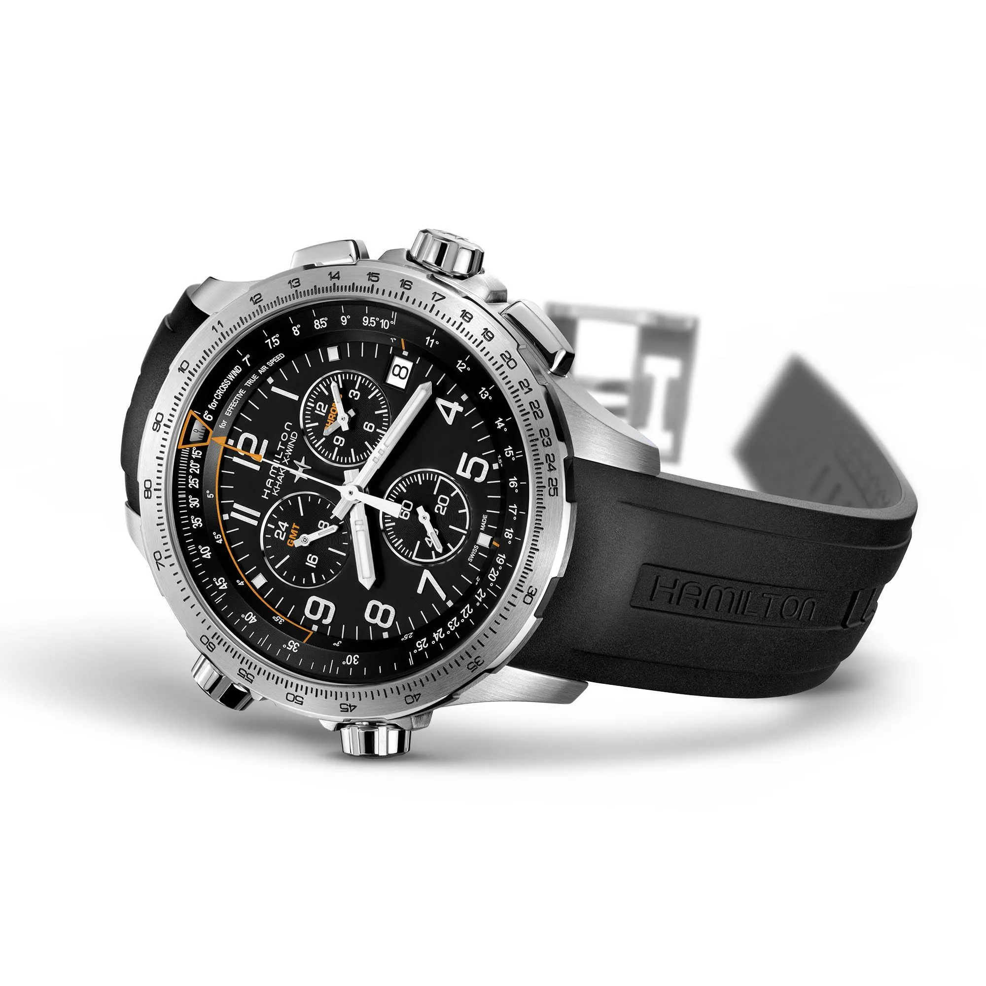 Hamilton Khaki Aviation X-Wind GMT Chrono Quartz Men's Watch H77912335