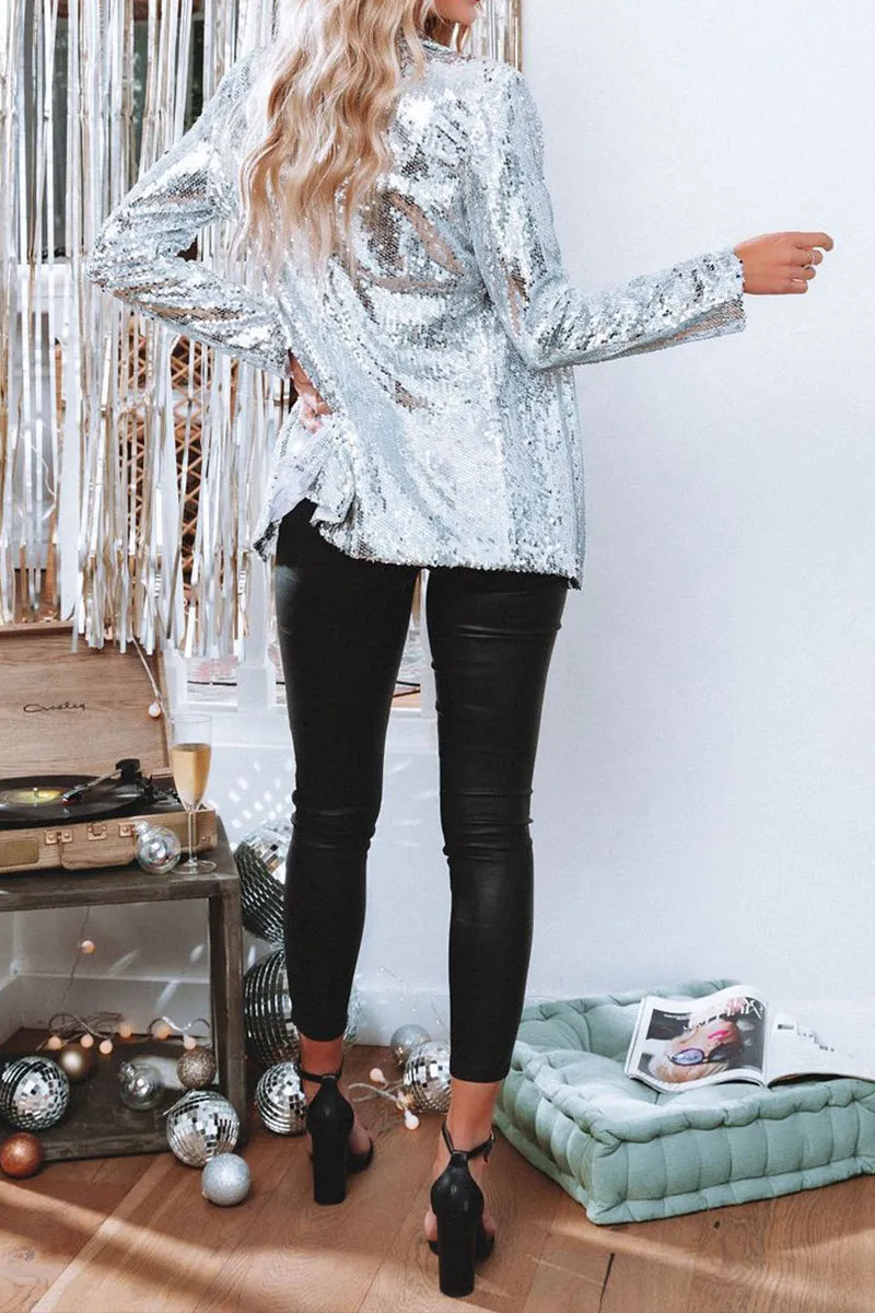 HCS1139 Shimmer Nights Blazer Outerwear