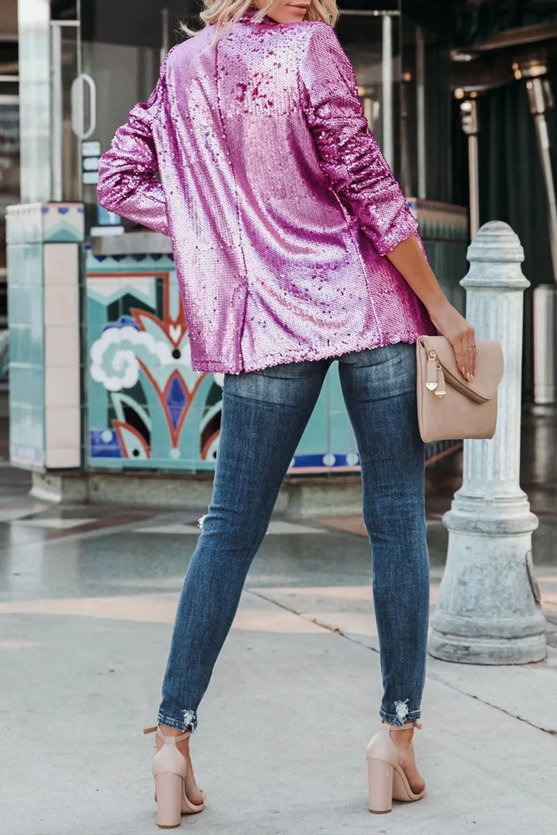 HCS1139 Shimmer Nights Blazer Outerwear