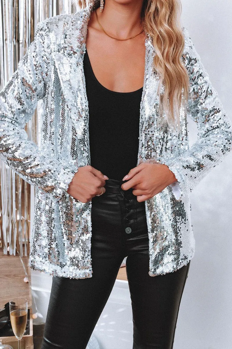 HCS1139 Shimmer Nights Blazer Outerwear
