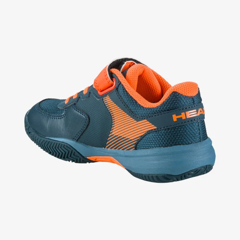 Head Sprint Velcro 3.0 Kids Tennis Shoes (Bluestone/Orange) (Clearance Sale)
