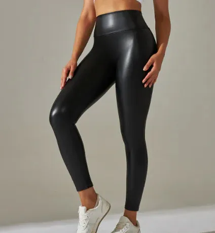 High Waist Plus Size Women's Fitness Leggings