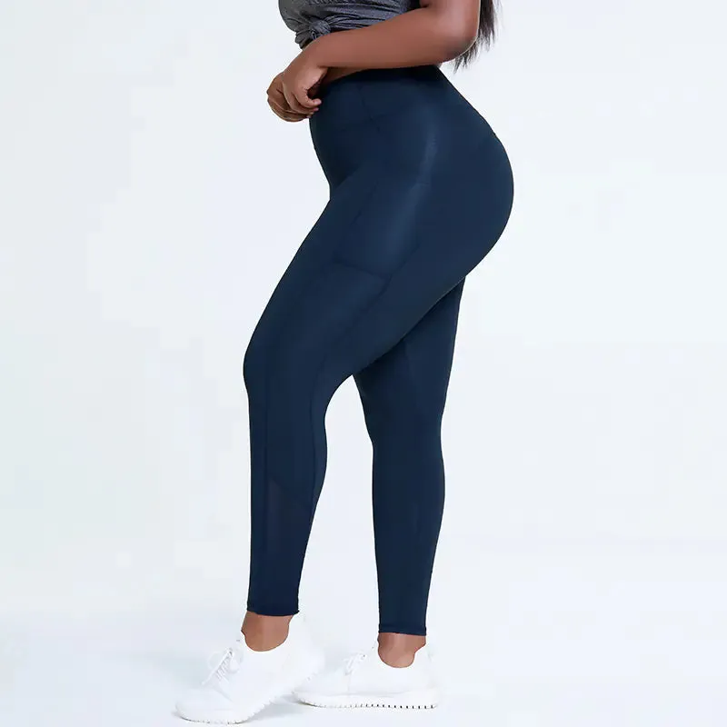 High Waist Plus Size Women's Fitness Leggings
