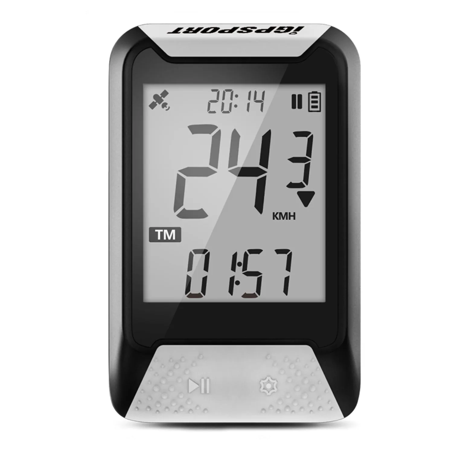 iGPSPORT IGS130S GPS Cycling Computer with M80 Bike Front Mount, SPD70 Speed Sensor and CAD70 Cadence Sensor and Power Bank Bundle