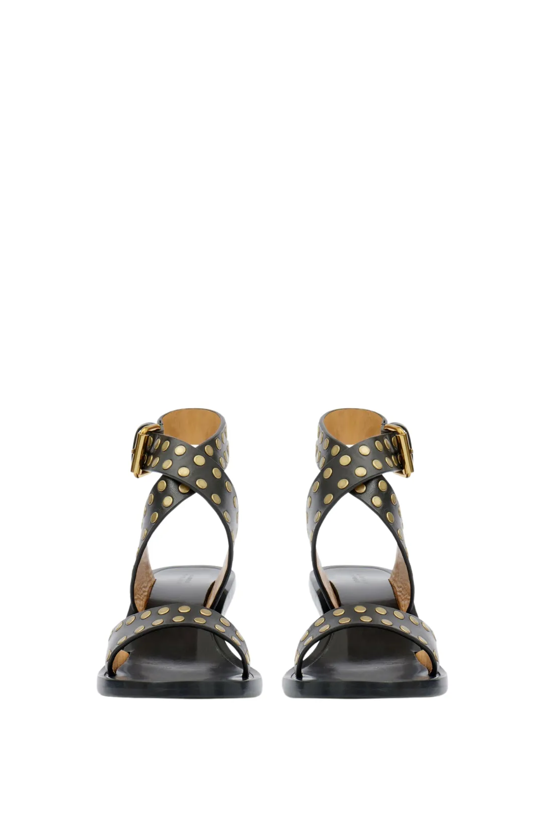 Jillin Sandal | Black/Gold