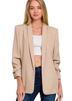 Keepsake Blazer | Light Mocha