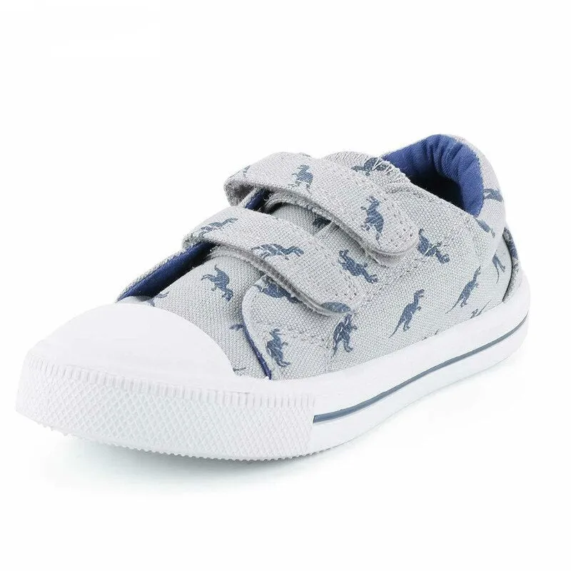KushyShoo Toddler Cartoon Dual Hook Loops Sneakers