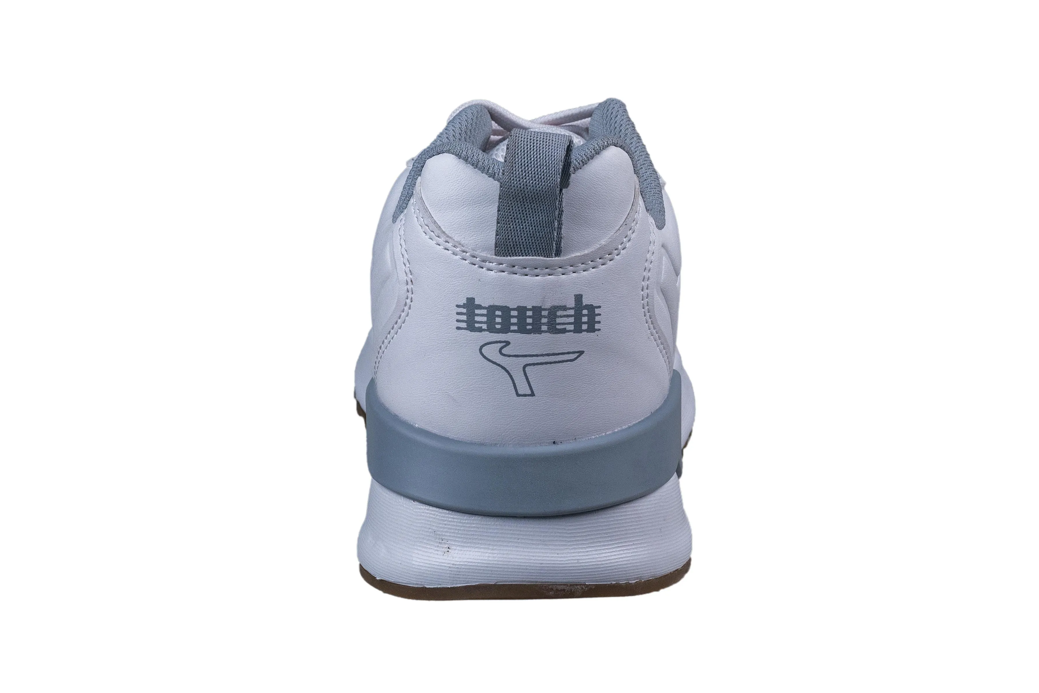 Lakhani Gents White / Light Grey Sports Shoe