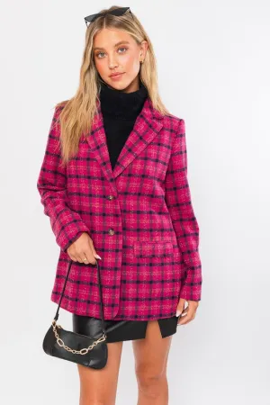 LE LIS Single Button Blazer Coat