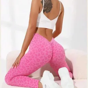Legging Leopard Rose