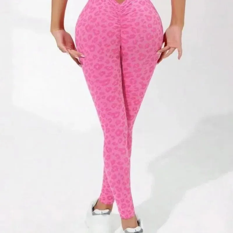 Legging Leopard Rose