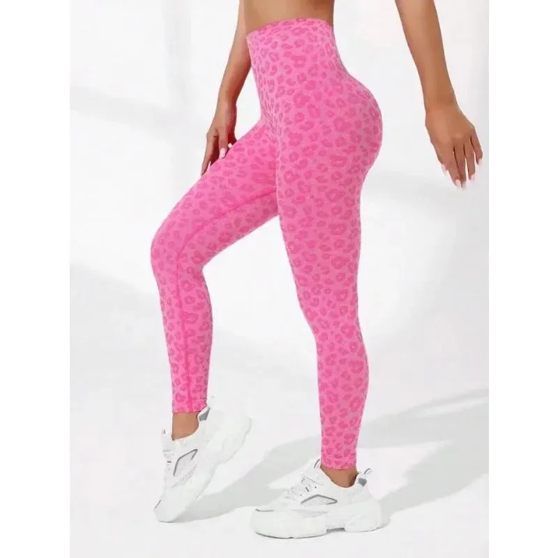 Legging Leopard Rose