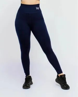 Leggins Marino Moldeador  Tela Gruesa