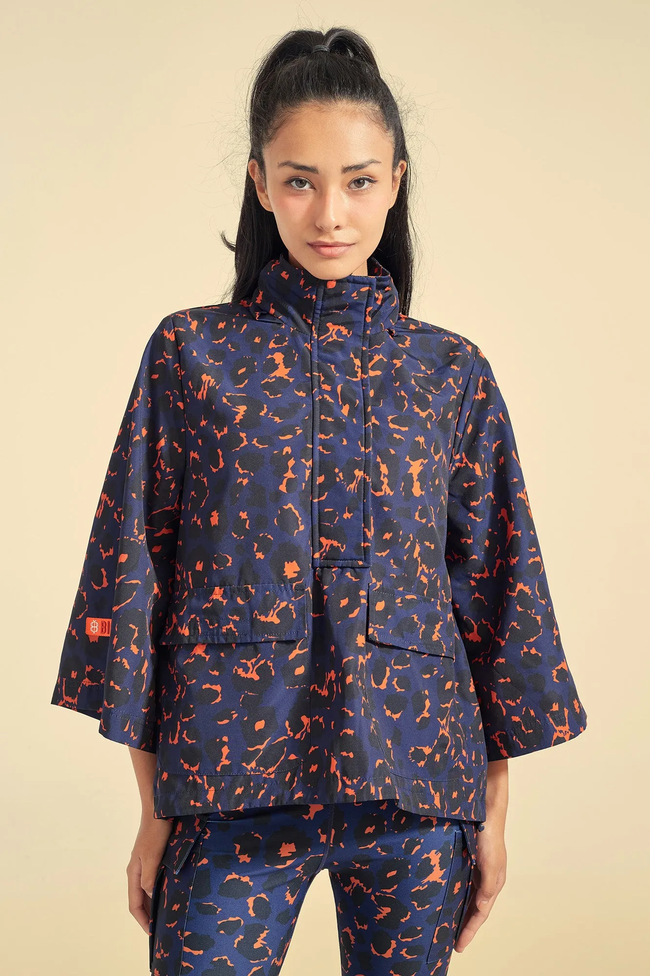 Leopard Trapeze Parka