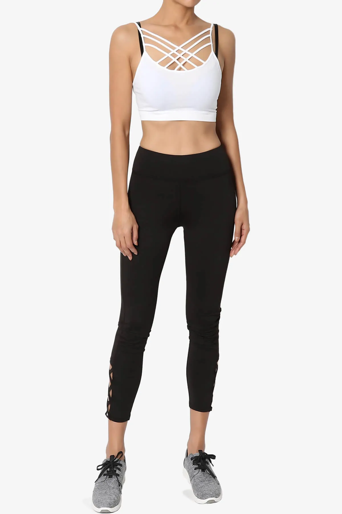 Levy Cutout Crop Yoga Sport Leggings