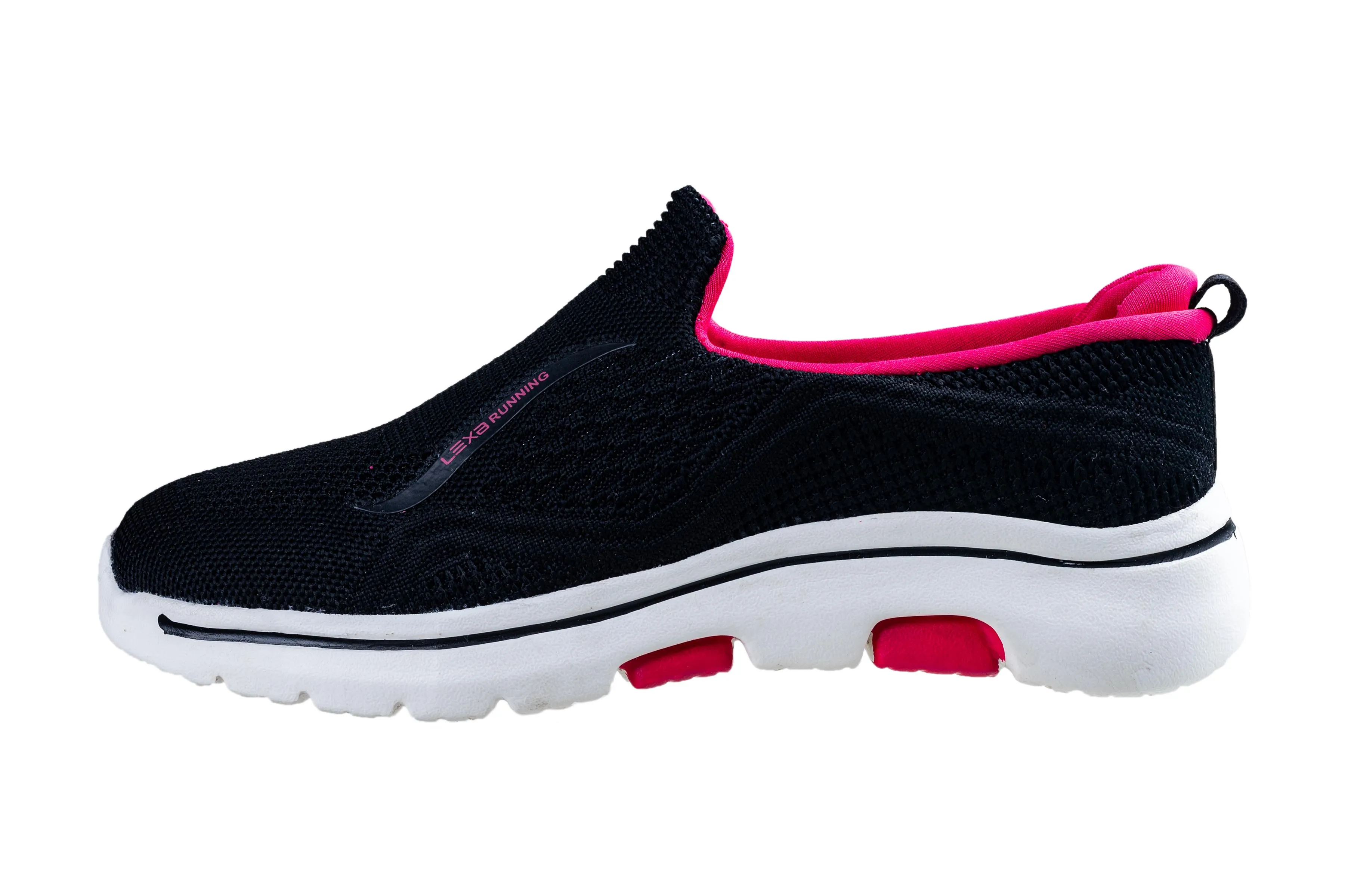 Lexa Ladies Black Sports Shoe