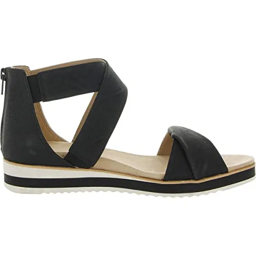 LifeStride Womens Zoom Sport Sandal Black 8 M