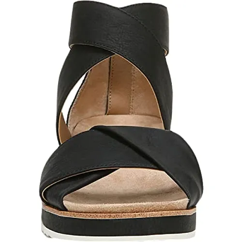 LifeStride Womens Zoom Sport Sandal Black 8 M
