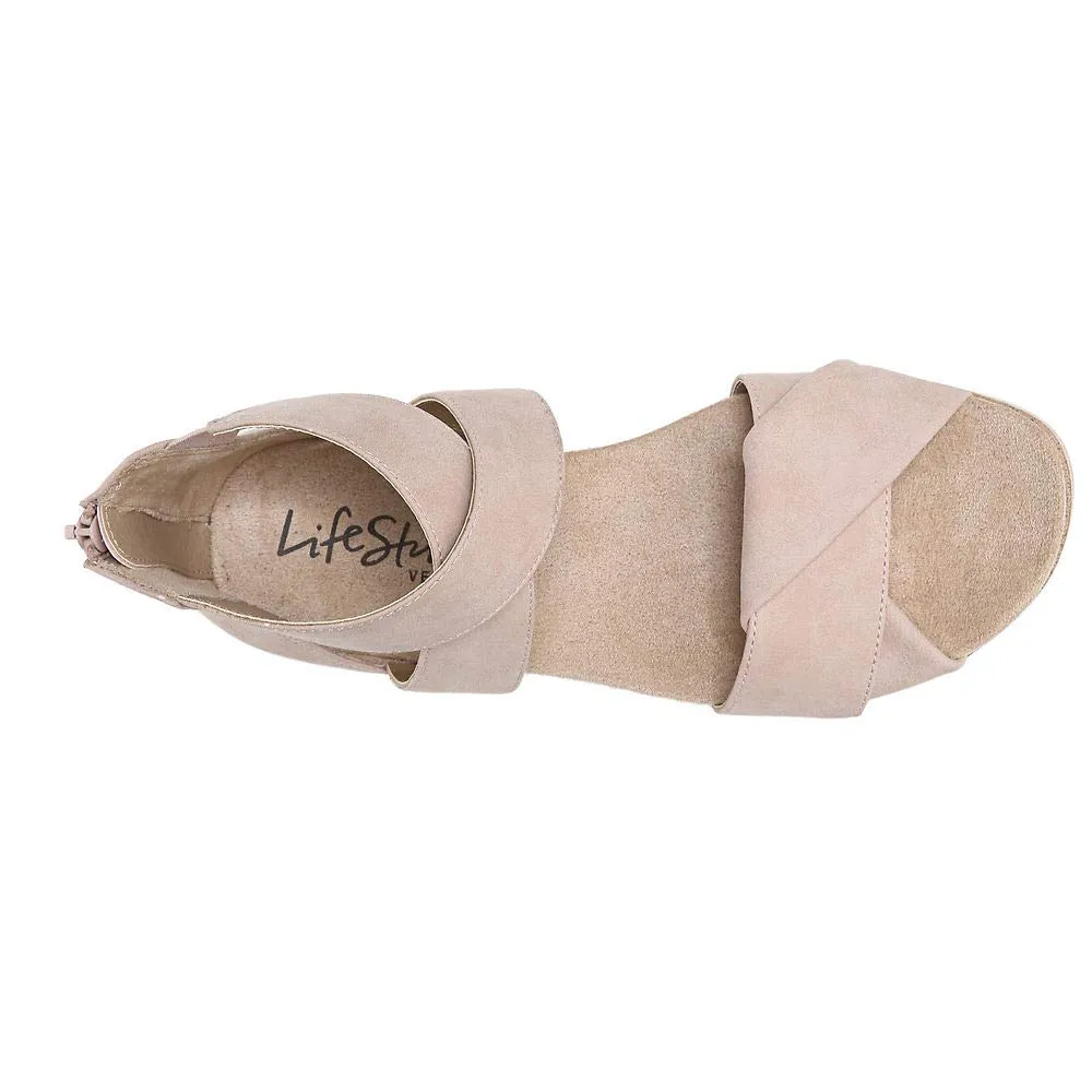 LifeStride Womens Zoom Sport Sandal Blush 11 W