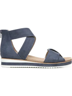 LifeStride Womens Zoom Sport Sandal Navy 8.5 M