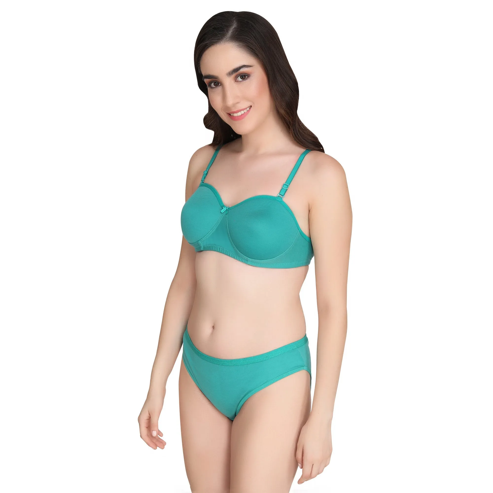 Liigne Half Cup Padded Everyday Bra Panty For Women