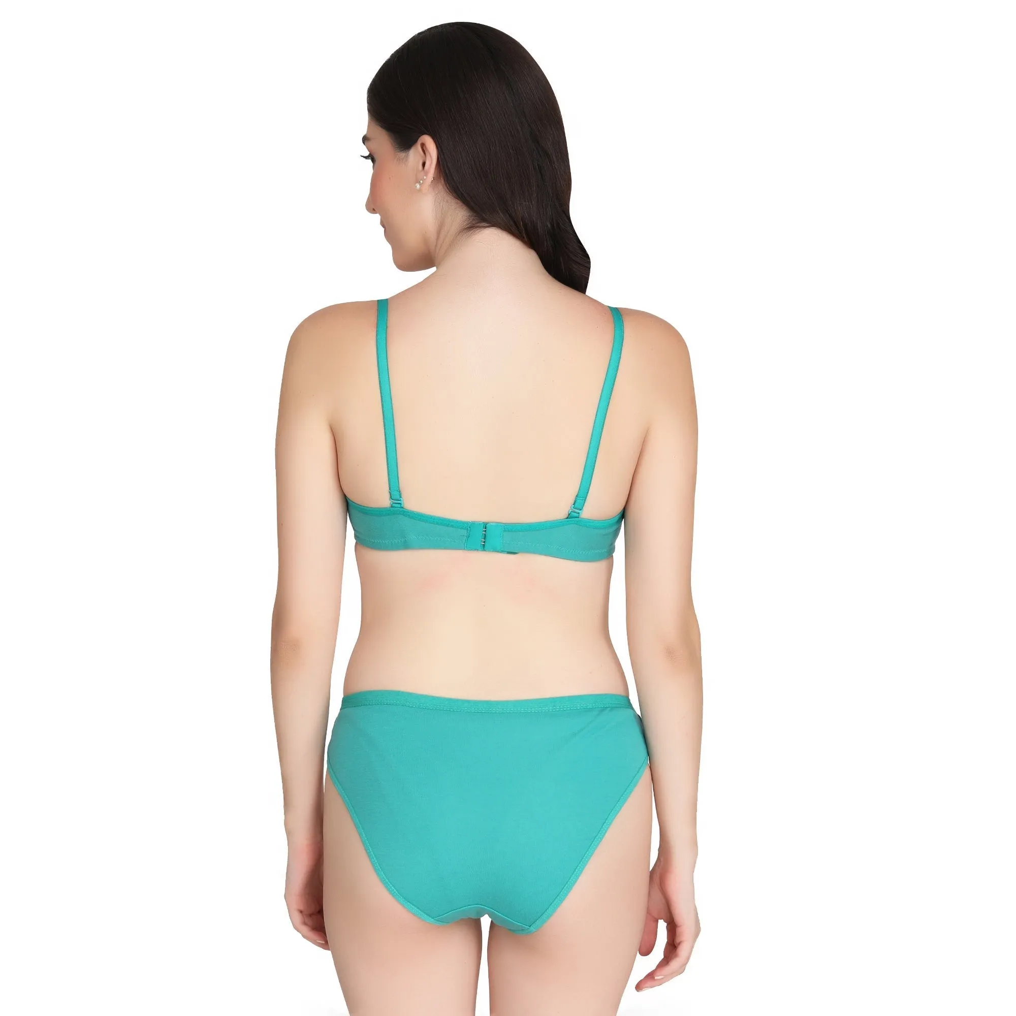 Liigne Half Cup Padded Everyday Bra Panty For Women
