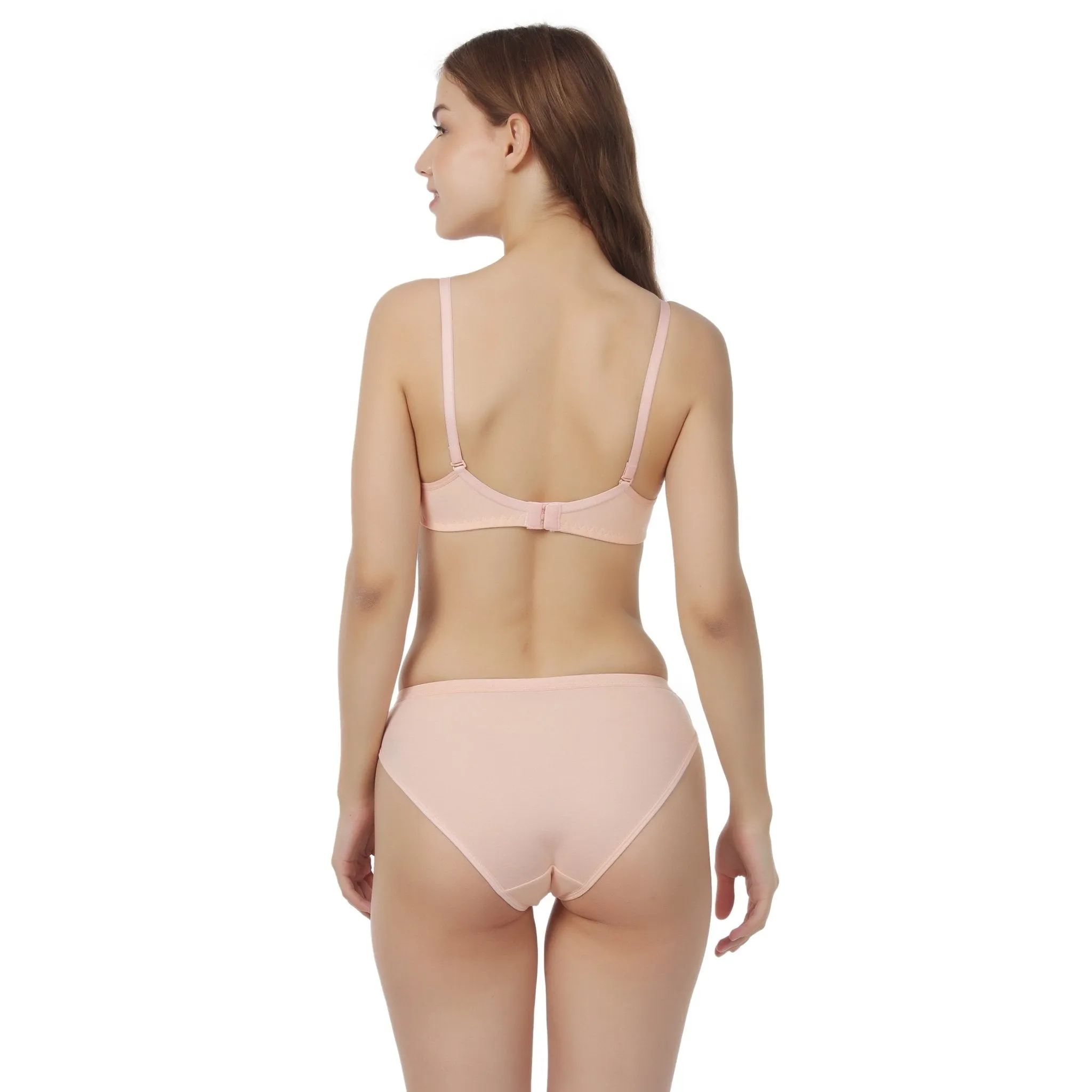 Liigne Padded Everyday Bra Panty Set For Women