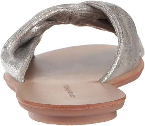 Loeffler Randall Women's Phoebe-CML Slide Sandal, Silver, 5.5 Medium US