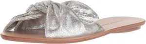 Loeffler Randall Women's Phoebe-CML Slide Sandal, Silver, 5.5 Medium US