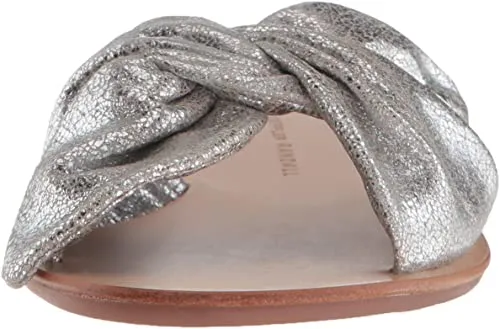 Loeffler Randall Women's Phoebe-CML Slide Sandal, Silver, 5.5 Medium US
