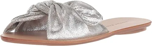 Loeffler Randall Women's Phoebe-CML Slide Sandal, Silver, 5.5 Medium US