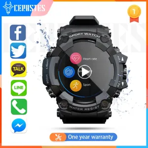 LOKMAT ATTACK Full Touch Screen Fitness Tracker Smart Watch