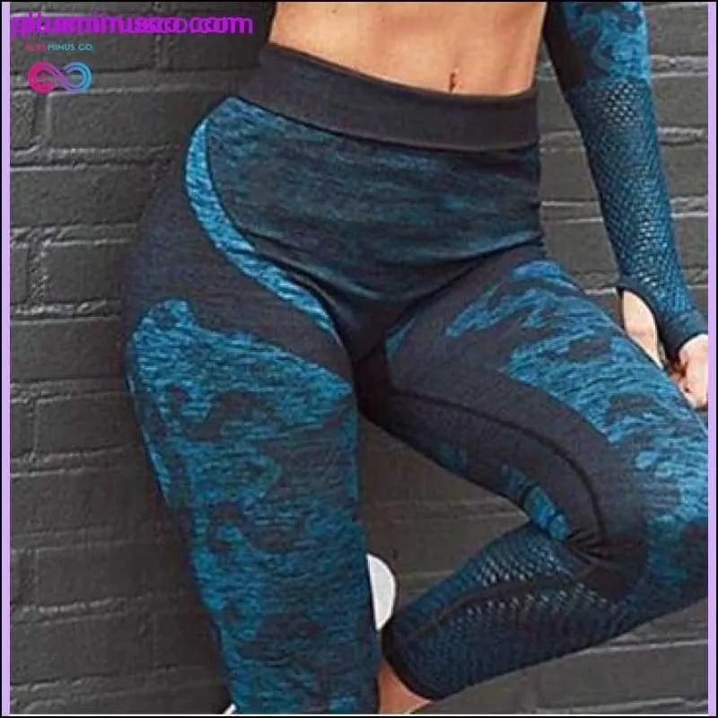 Long Sleeve Seamless Yoga Set Women Fitness Sports Suits Gym