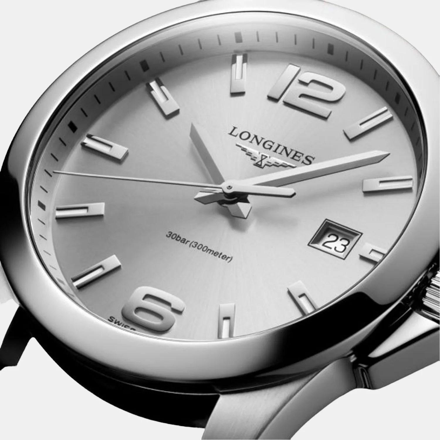 Longines Conquest Men Analog Leather Watch L37594765