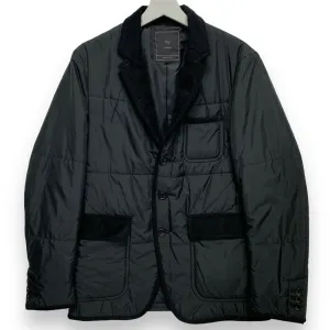 [M] Undercover Uniqlo UU Quilted Blazer Jacket Coat Black