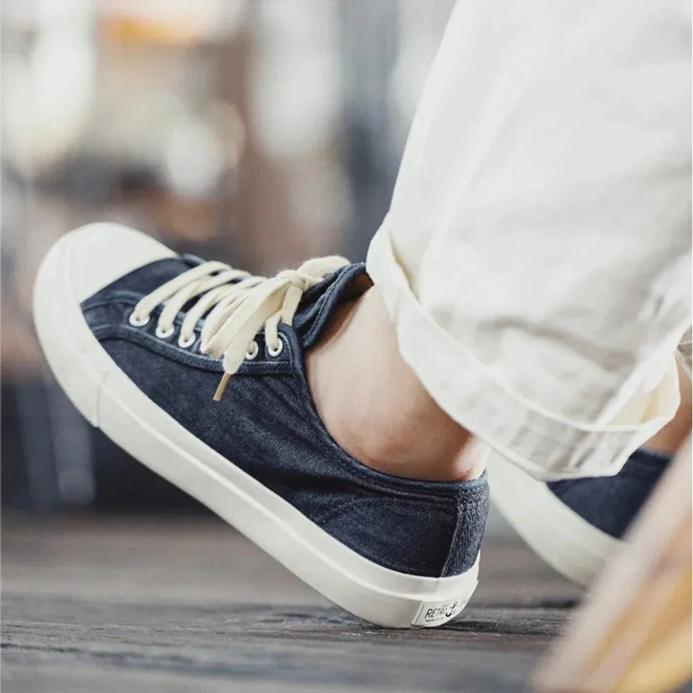 Madne Frühjahrs gewaschene Leinwand Schuhe für Damen