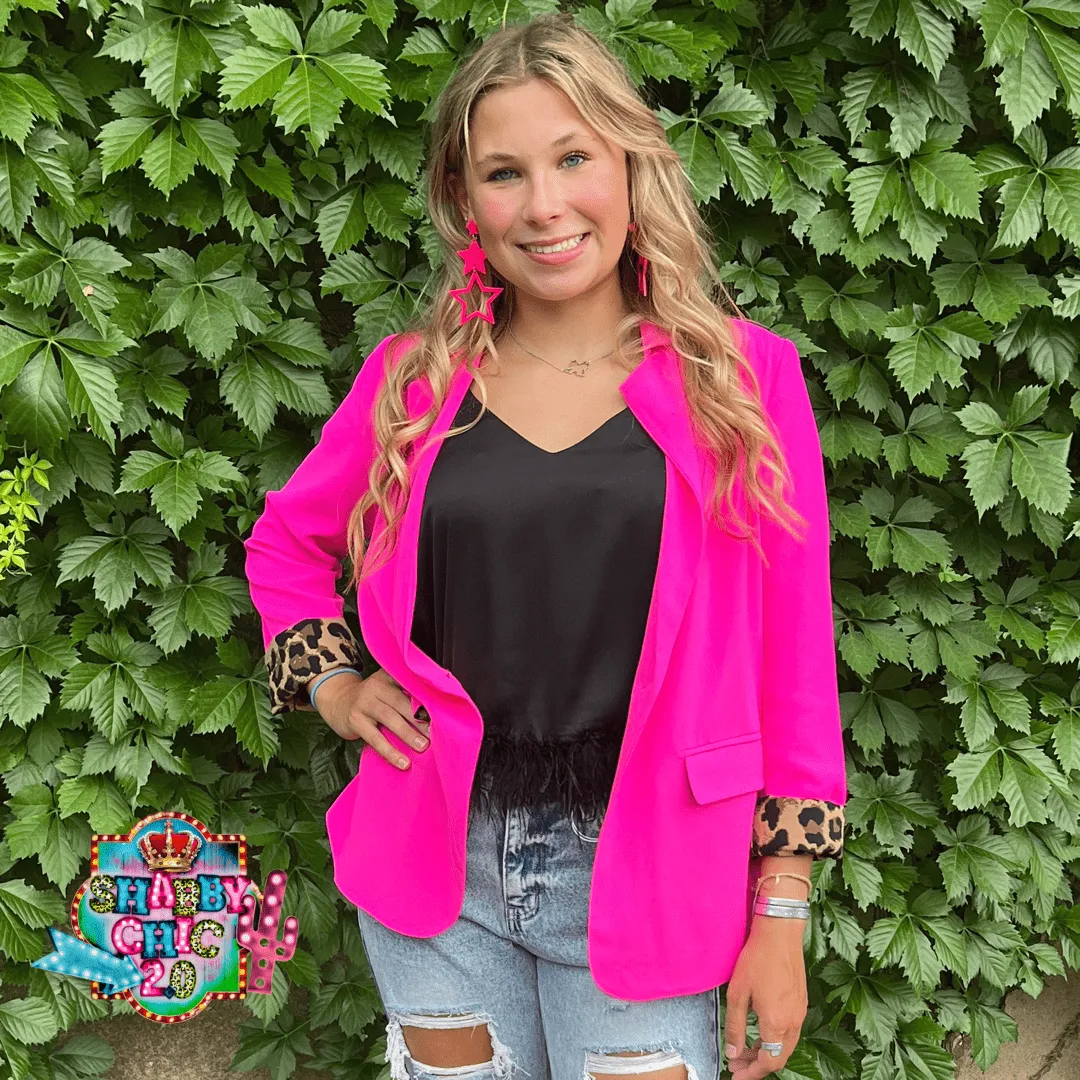 Magic Moments Blazer - Hot Pink