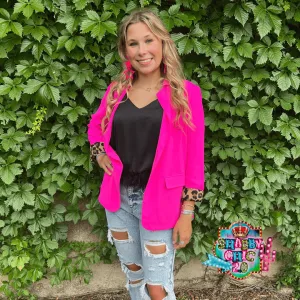 Magic Moments Blazer - Hot Pink